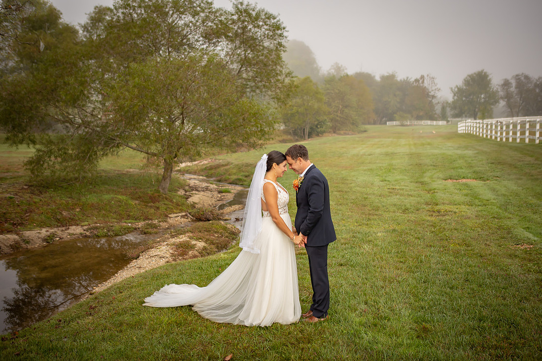 Bride and Groom Portraits | Asheville Wedding Photographer