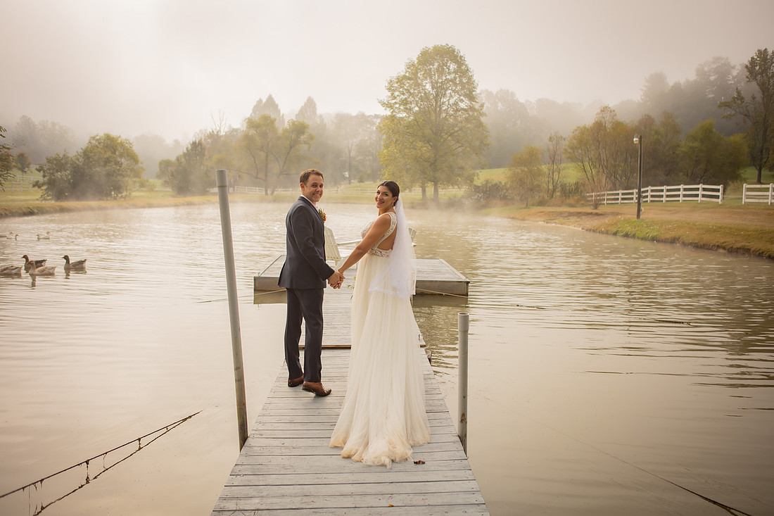 Bride and Groom Portraits | Asheville Wedding Photographer