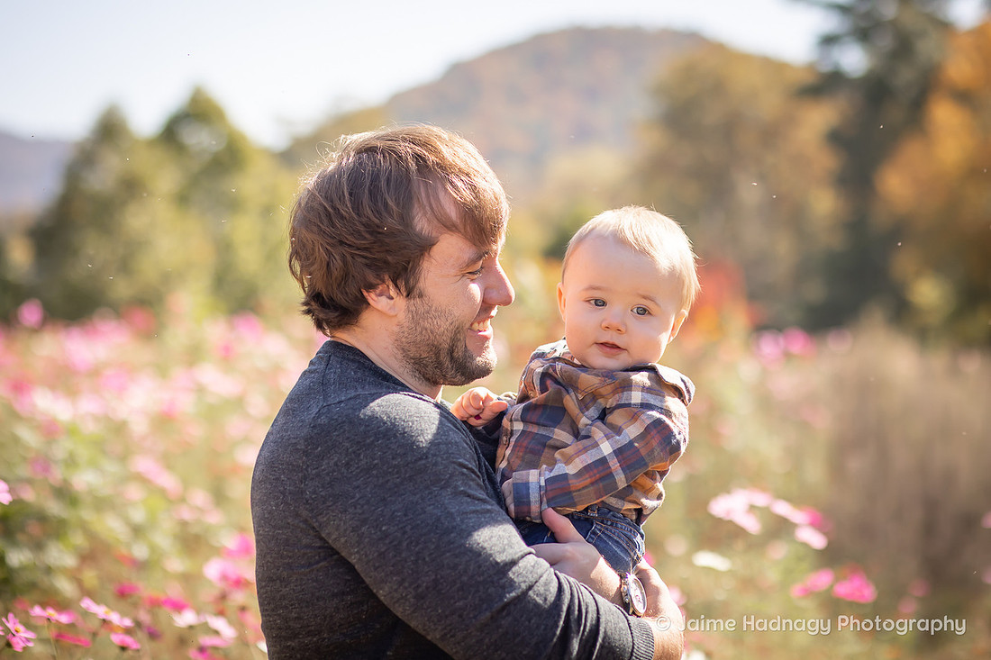 Father and Son Family Photos Asheville