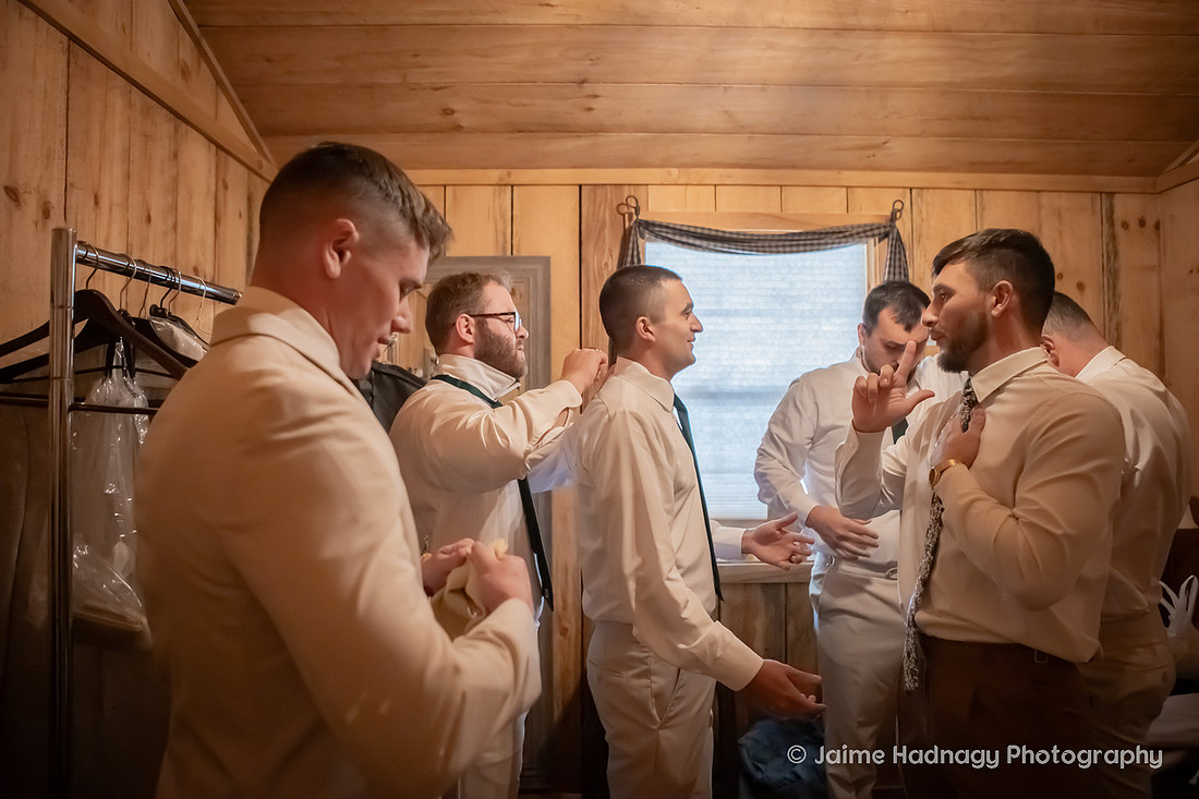 Getting Ready Wedding Photos at the Barn at Tall Oaks Farm | Asheville Photographer