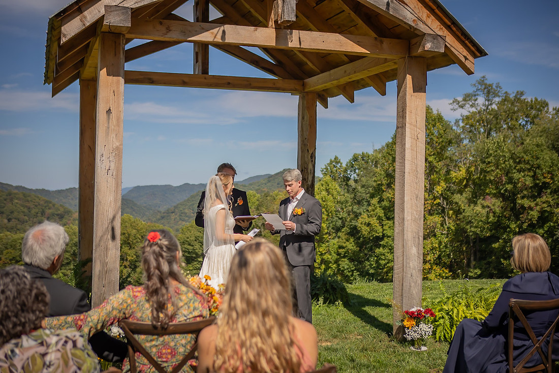Asheville Wedding Photographer | The Heavens Venue