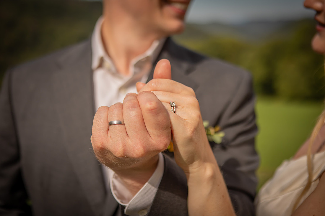 Bride and Groom Portraits | Bridal Portraits | Asheville Wedding Photographer