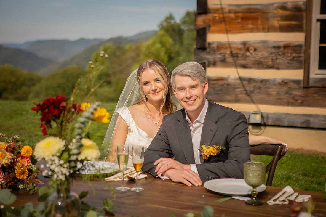 Bride and Groom Portraits | Bridal Portraits | Asheville Wedding Photographer