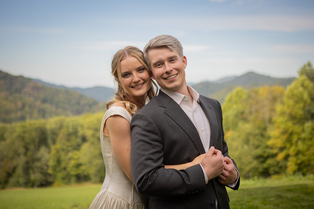 Bride and Groom Portraits | Bridal Portraits | Asheville Wedding Photographer