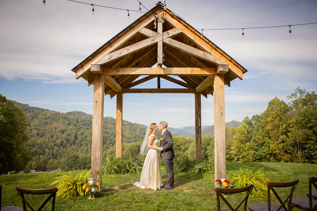 Bride and Groom Portraits | Bridal Portraits | Asheville Wedding Photographer