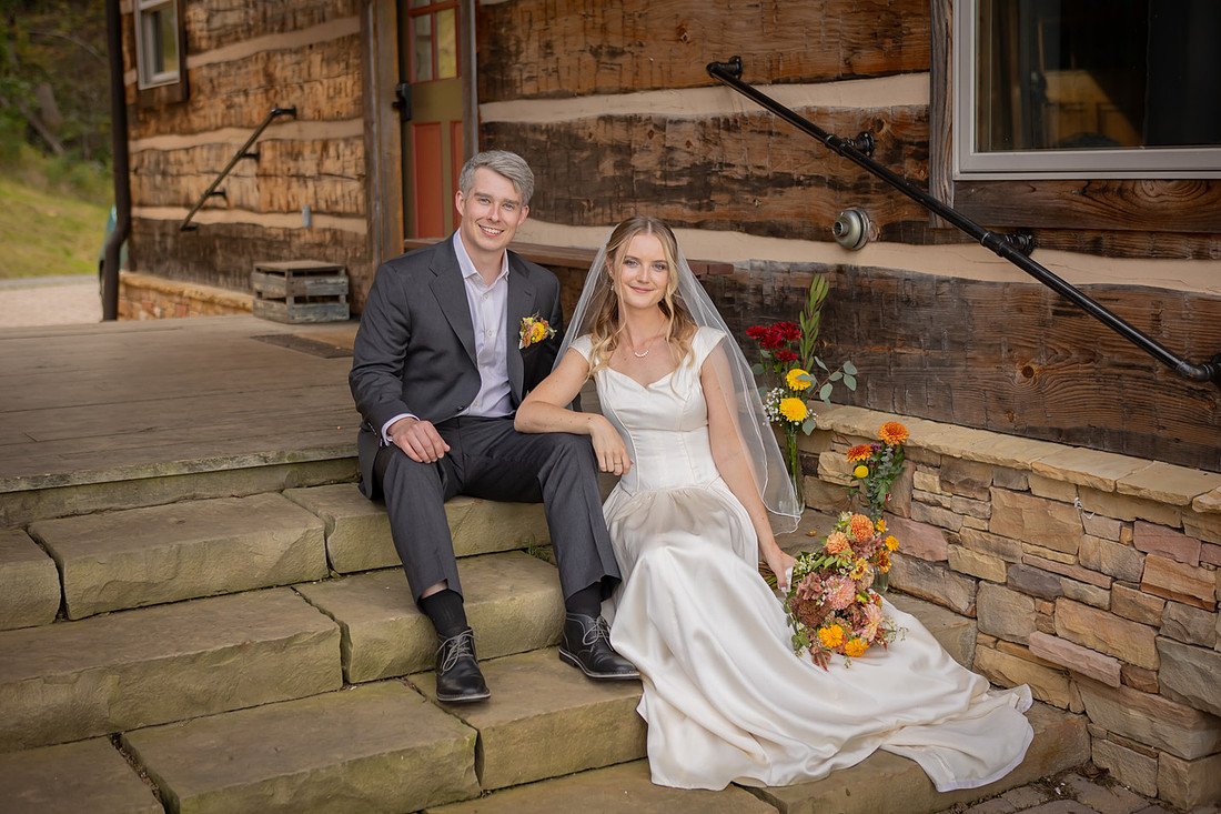 Bride and Groom Portraits | Bridal Portraits | Asheville Wedding Photographer
