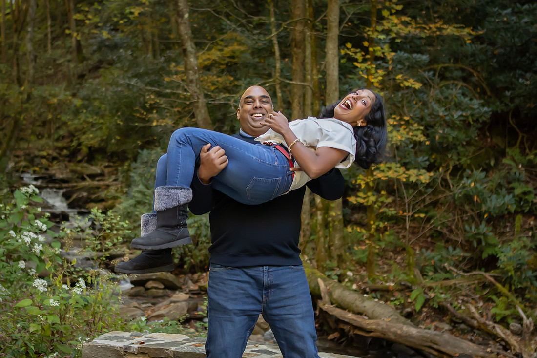 Playful Outdoor Family Photos | Asheville Photographer