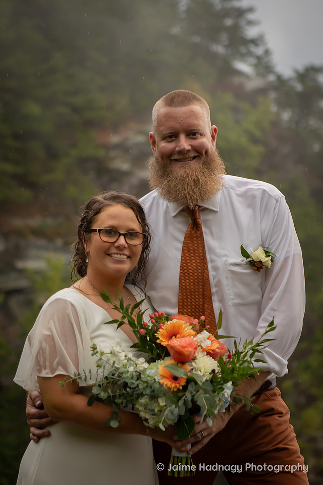 Elopement Photography in Linville NC at Wiseman's View