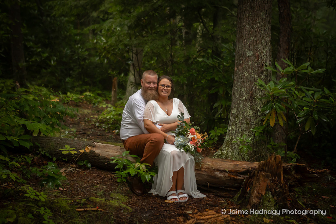 Nature Adventure Elopement  Near Asheville | Photographer