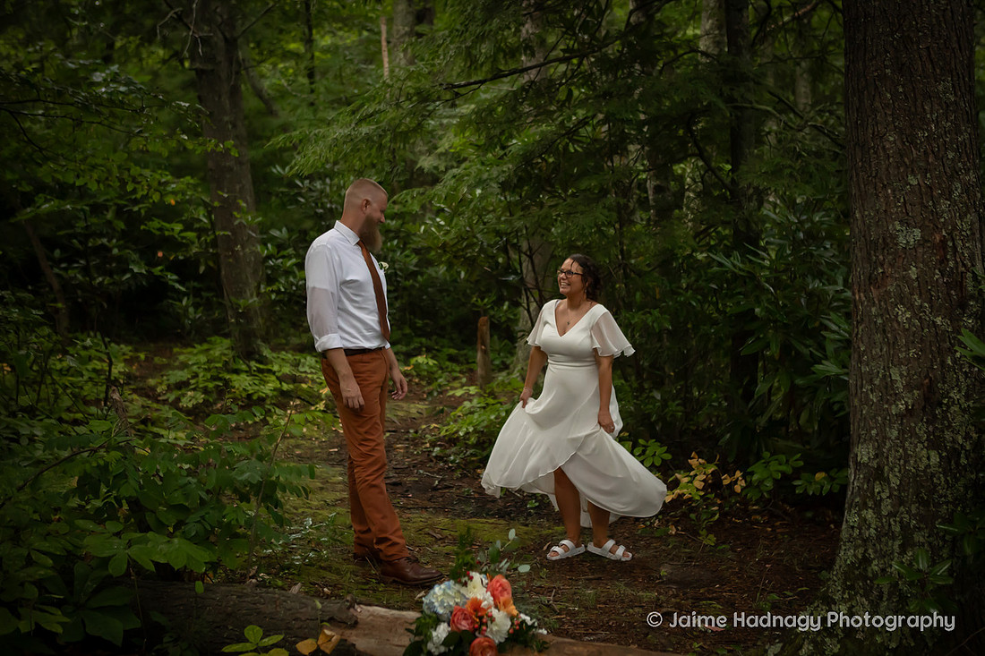Nature Adventure Elopement  Near Asheville | Photographer