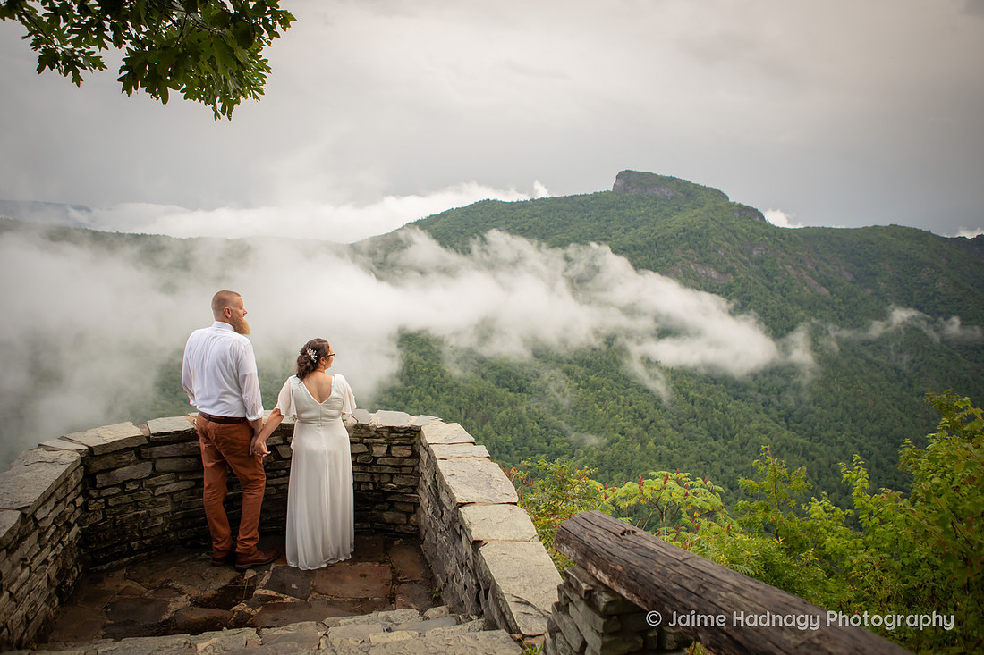 Nature Adventure Elopement  Near Asheville | Photographer