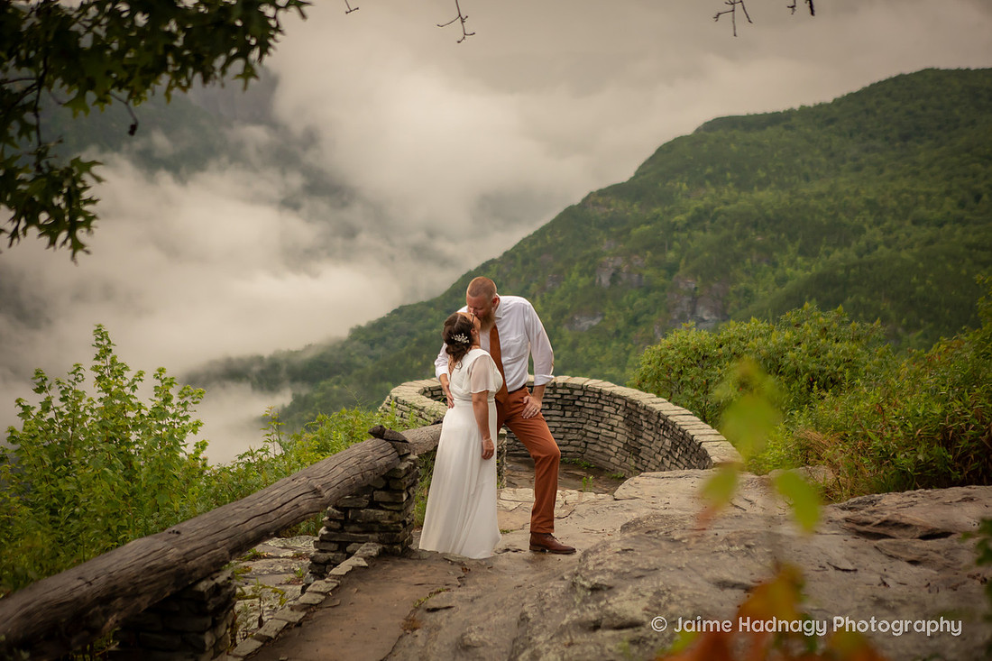 Nature Adventure Elopement  Near Asheville | Photographer