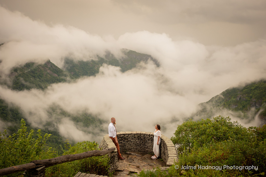 Nature Adventure Elopement  Near Asheville | Photographer
