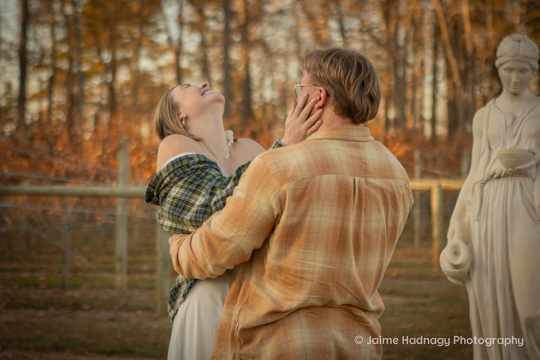 Vineyard Proposal Photography | Asheville Engagement Photographer