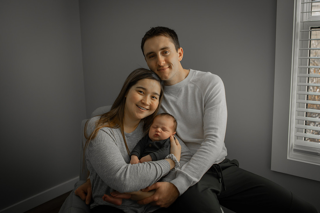 Lifestyle Newborn Photography in Home Session