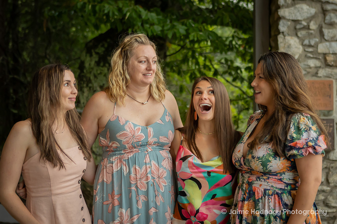 Rainy Day Wedding Photos at Pretty Place
