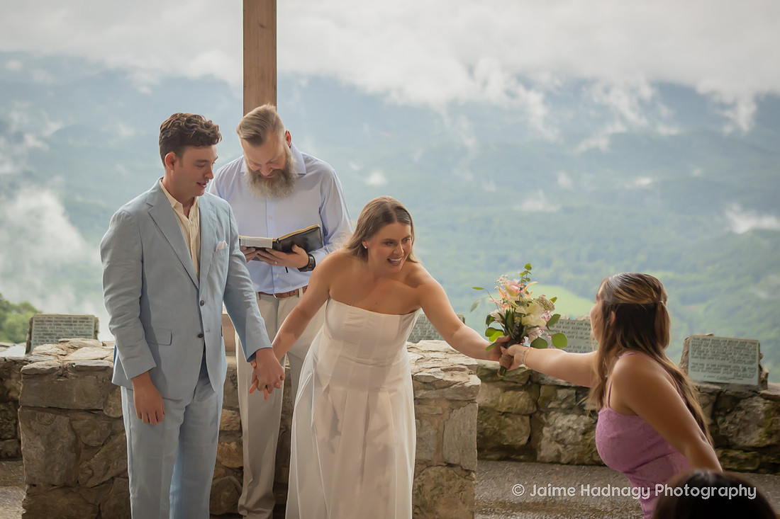 Asheville Destination Elopement Photographer at Pretty Place in Cleveland SC
