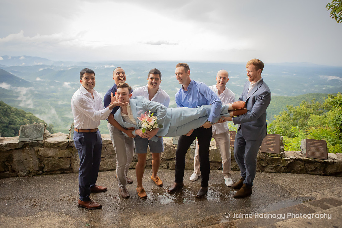 Asheville Destination Elopement Photographer at Pretty Place in Cleveland SC