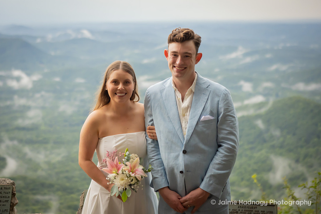 Asheville Destination Elopement Photographer at Pretty Place in Cleveland SC