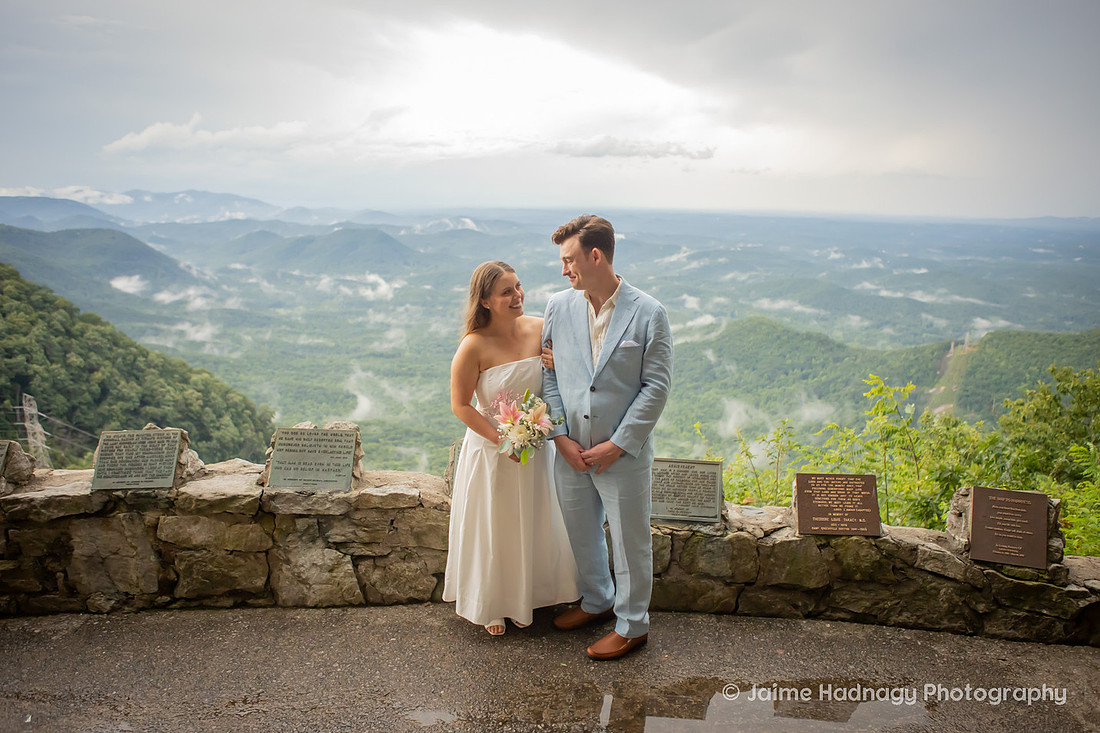 Asheville Destination Elopement Photographer at Pretty Place in Cleveland SC