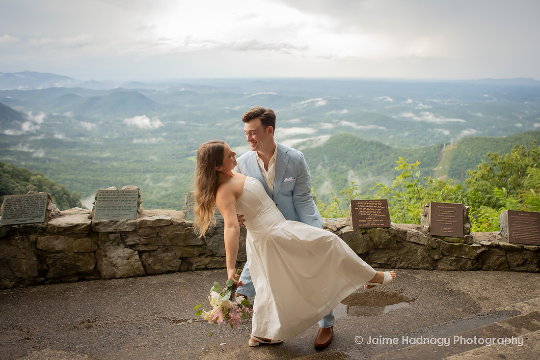 Asheville Destination Elopement Photographer at Pretty Place in Cleveland SC