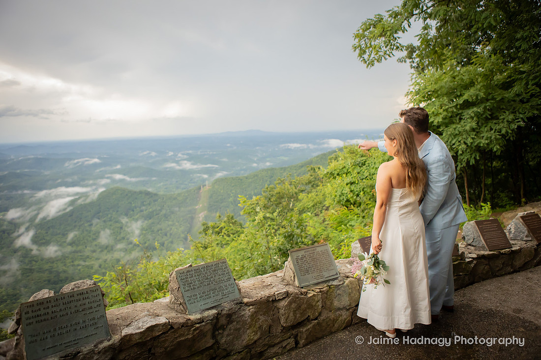 Asheville Destination Elopement Photographer at Pretty Place in Cleveland SC