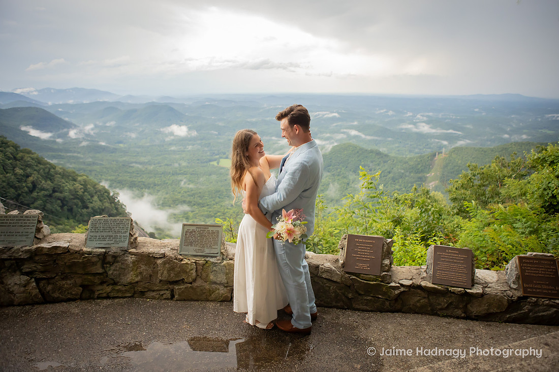 Asheville Destination Elopement Photographer at Pretty Place in Cleveland SC