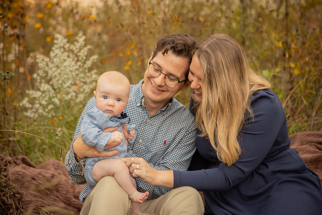 Adorable Lifestyle Family Photos with Baby in Asheville