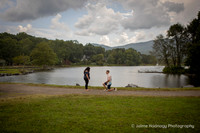 Matthew & Leslie: Surprise Proposal at Lake Tomahawk in Black Mountain, NC