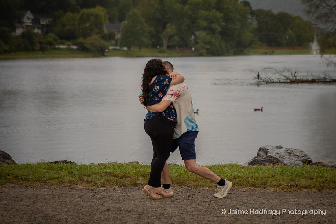 Black Mountain Proposal Photographer at Lake Tomahawk