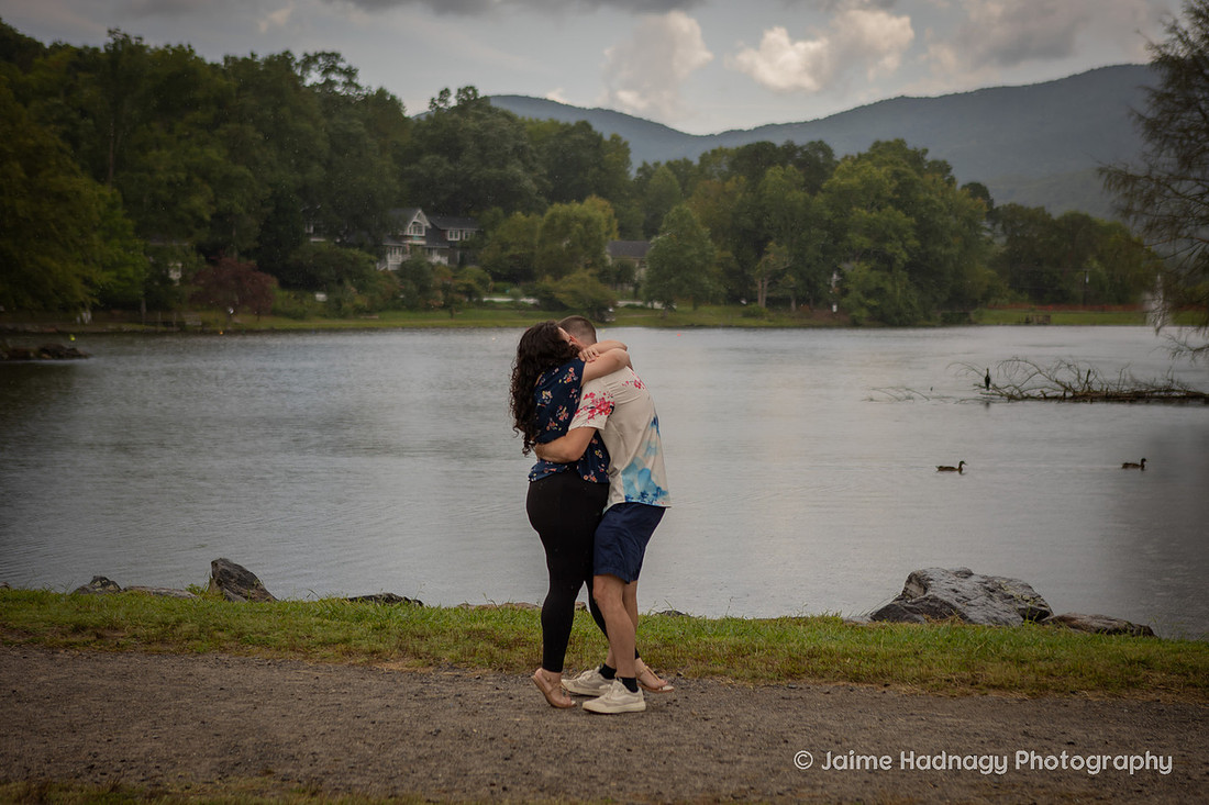 Black Mountain Proposal Photographer at Lake Tomahawk