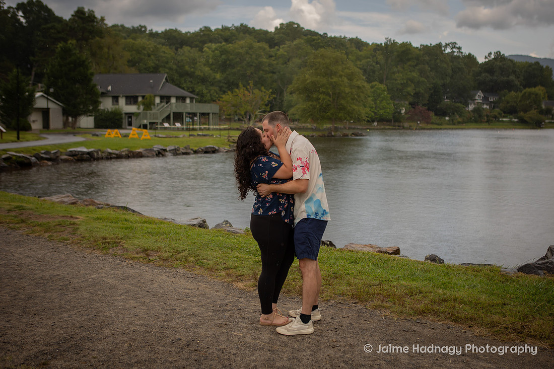 Black Mountain Proposal Photographer at Lake Tomahawk