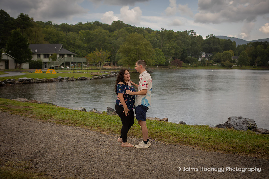 Black Mountain Proposal Photographer at Lake Tomahawk