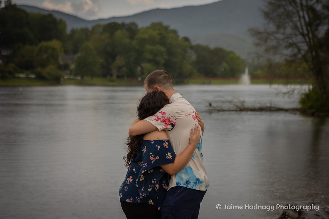 Black Mountain Proposal Photographer at Lake Tomahawk