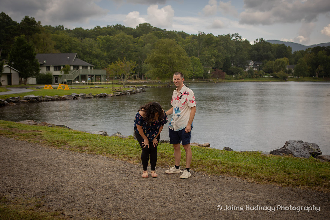 Black Mountain Proposal Photographer at Lake Tomahawk