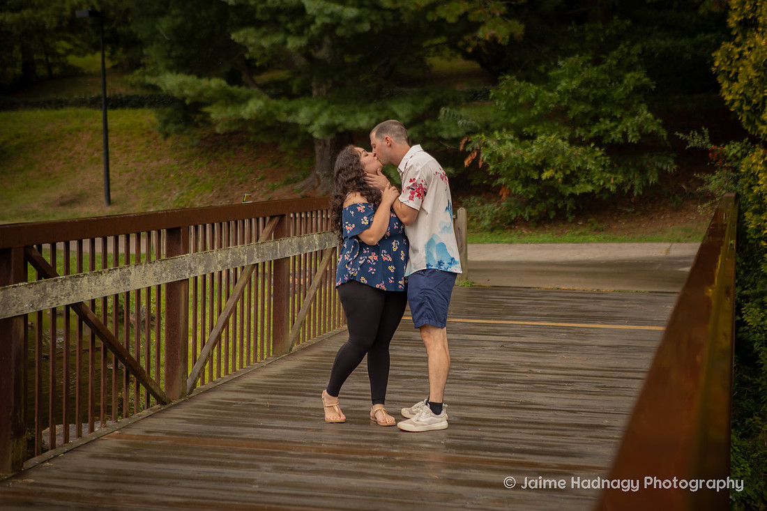 Proposal near Asheville in Black Mountain NC | Engagement Photographer