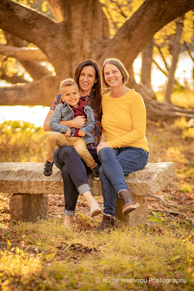 Same Sex Couple Fall Family Photos | Asheville Photographer