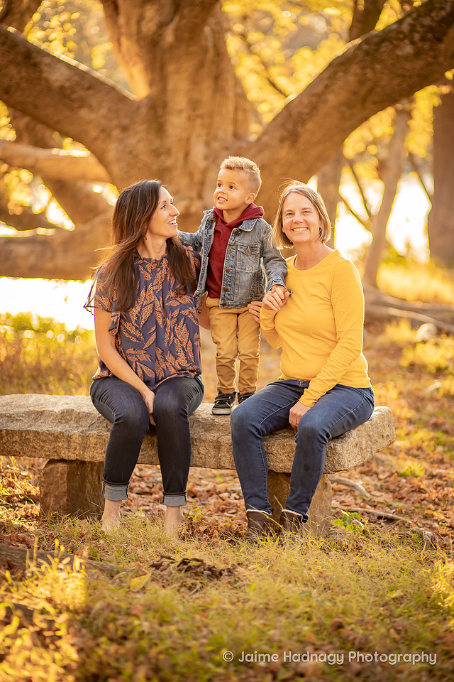 Same Sex Couple Fall Family Photos | Asheville Photographer