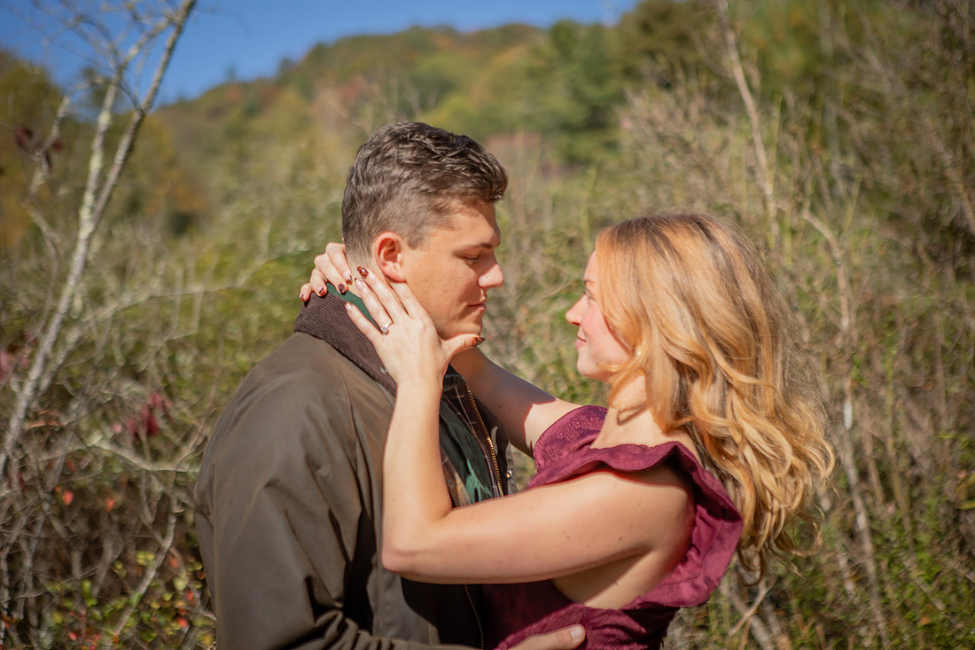 Engagement Photography at Botanical Gardens in Highlands