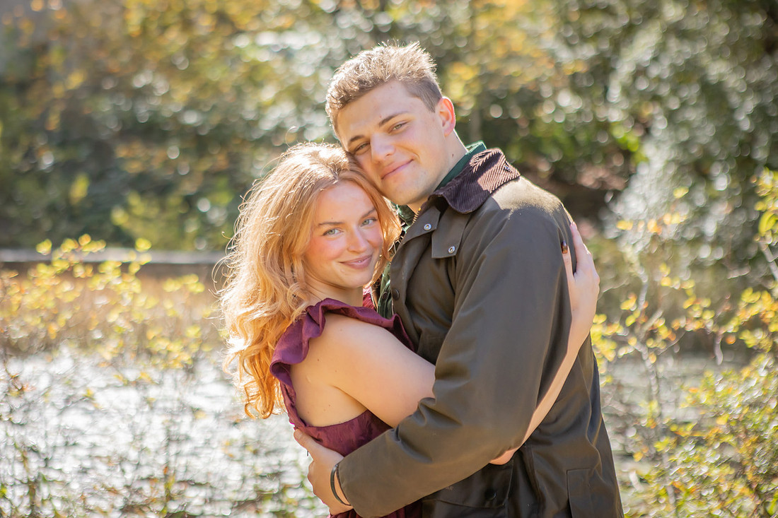 Engagement Couples Photos in Highlands NC at Botanical Gardens