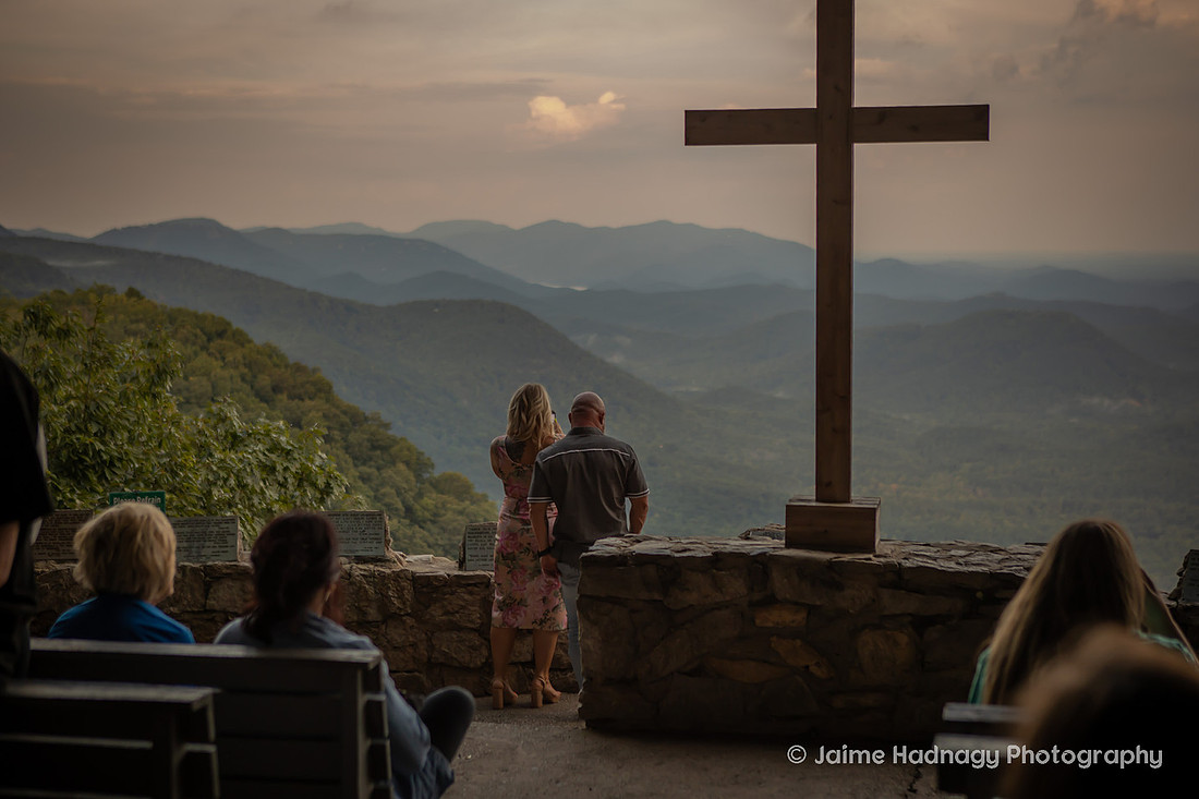 Beautiful Proposal at Pretty Place in Cleveland SC | Asheville Engagement Photographer