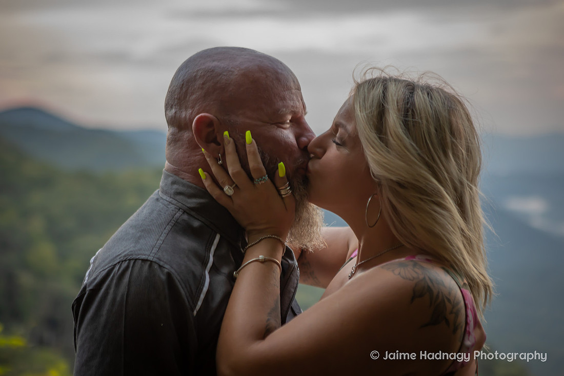 Engagement at Pretty Place Mountain Proposal