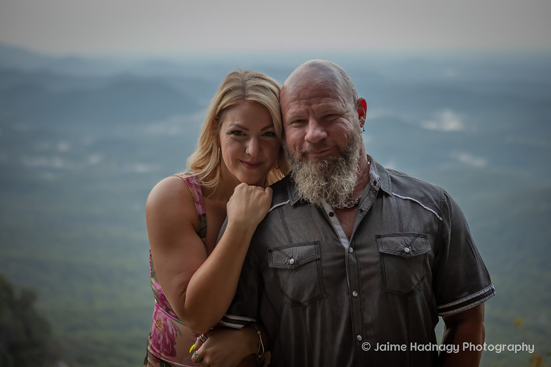 Engagement at Pretty Place Mountain Proposal