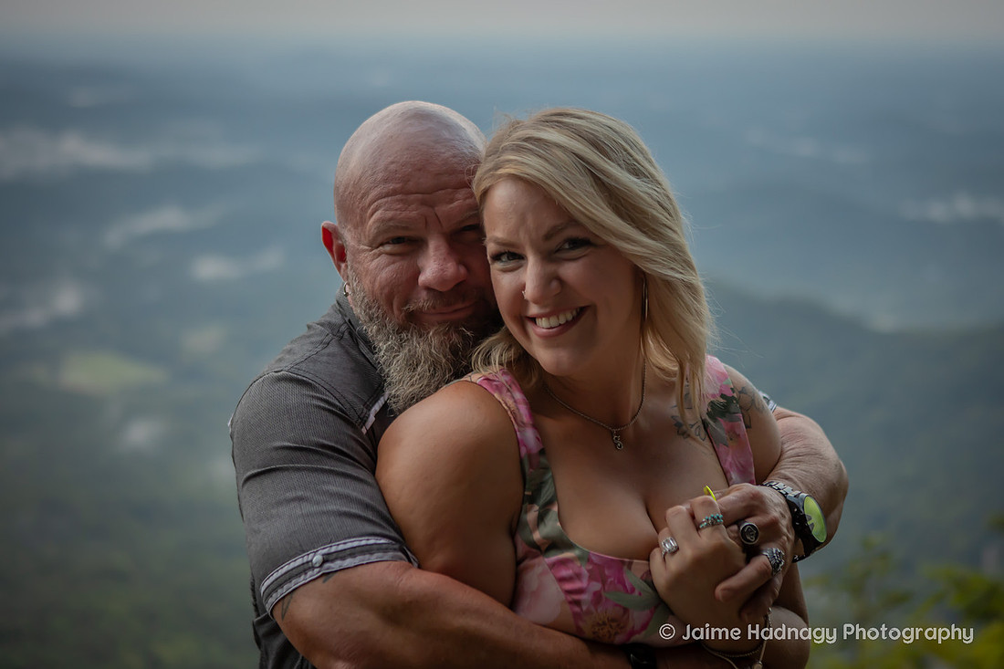 Engagement at Pretty Place Mountain Proposal
