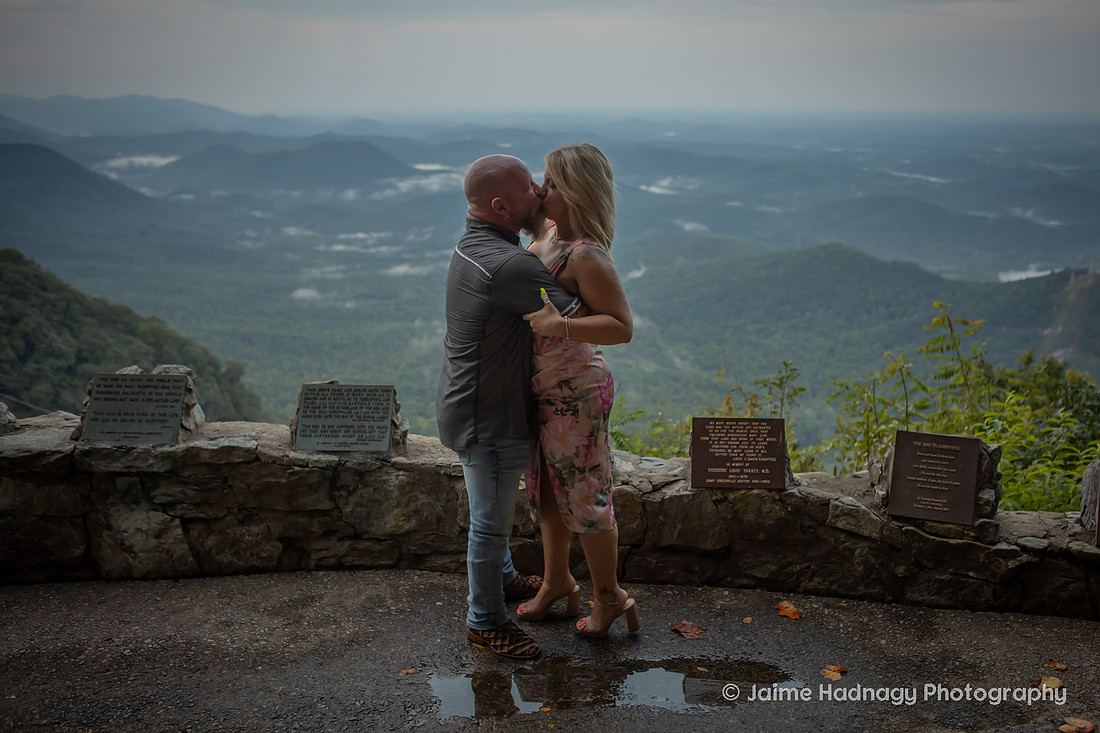 Engagement at Pretty Place Mountain Proposal