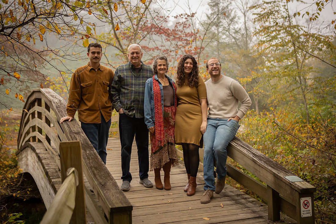 Fun Outdoor Family Photos in Asheville Photographer
