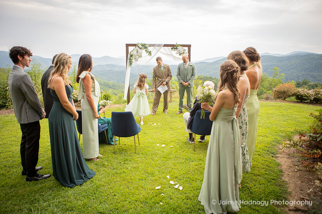 Wedding Day Photography in Black Mountain Near Asheville