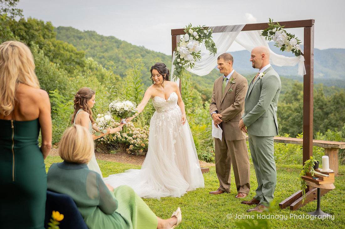 Wedding Day Photography in Black Mountain Near Asheville