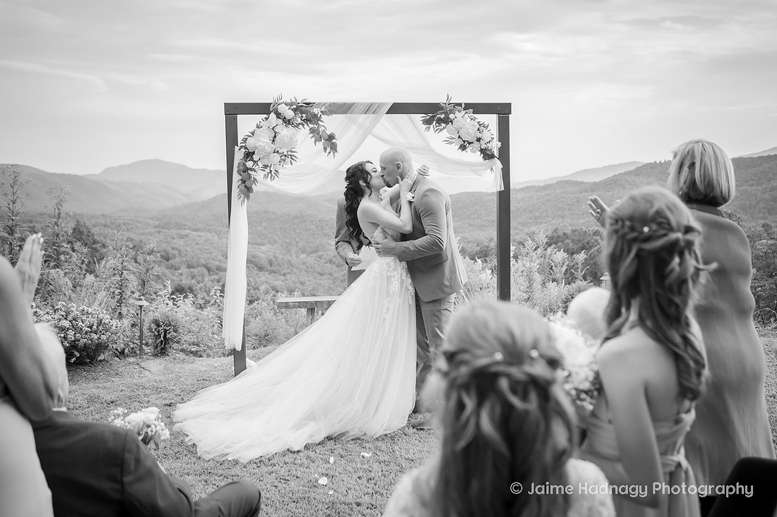 Asheville Wedding Ceremony Photography in the Mountains