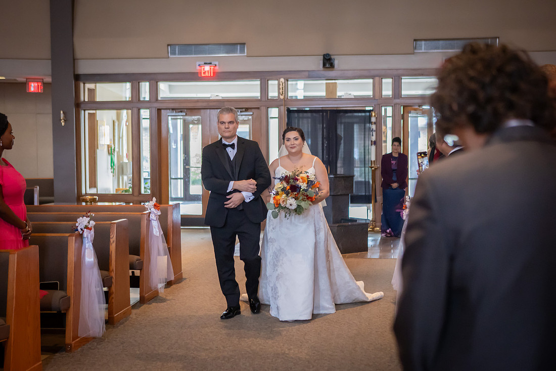Wedding Photography in Catholic Church | Greenville SC Photographer